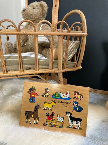 Ancien puzzle en bois - en,