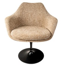 Knoll & Saarinen : Fauteuil "Tulip "captitonnée pivotant