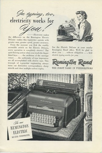 Remington rand typewriter - rand,
