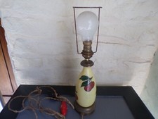 lampe en opaline ancienne et monture laiton