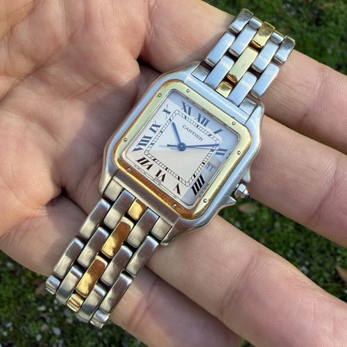Cartier panthère acier or - cartier,