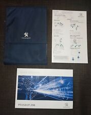 Manuel Notice Utilisation avec Housse Rangement Peugeot 208 2017 + CADEAU