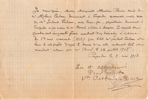 1913 borrel capendu mme - 1913,