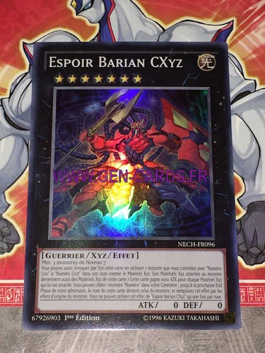 Carte espoir barian - oh,