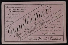 Buvard GIRARD COTTIER Chapeau