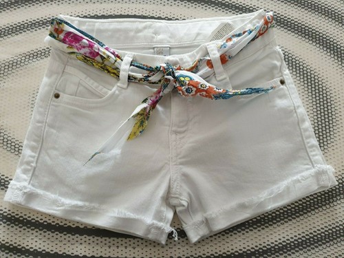 Short blanc fille zara âge - short,