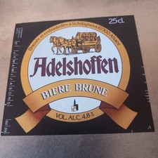 Étiquette biere d'alsace Brie