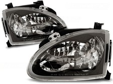 Phares Avant Honda CRX Del Sol 03.92-97 Noir