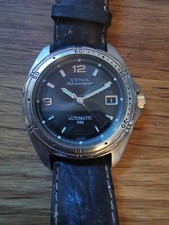 Yema Adventurer Automatic Date Montre Bracelet Ancienne Fonctionne P1537