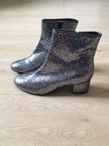 Bottines argentées