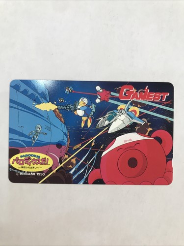 Parodius phone card telephone - phone,