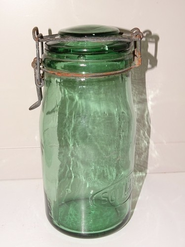 Ancien bocal verre de - bocal,