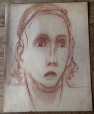 Dessin Ancien Sanguine Étude