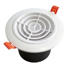 Cache vent à ressort rotatif