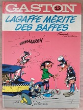 BD-GASTON LAGAFFE-N°13-LAGAFFE MÉRITE DES BAFFES -1986-FRANQUIN-DUPUIS