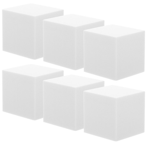 Cubes mousse vierges 6 - ,