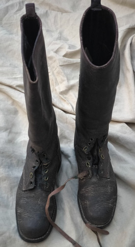 Bottes lacées clous - bottes,