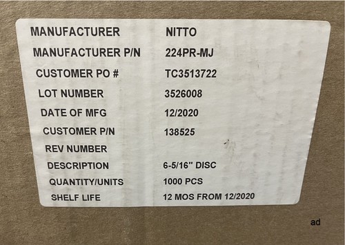 Nitto tape 224pr - nitto, rolls