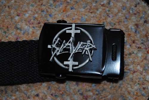 Slayer croix toile badge - slayer, 4