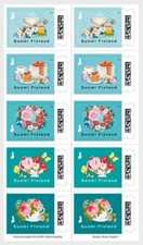 finland 2024 Time for Celebrations drink champagne coffee Layer cakes 10v FULL