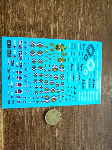 Decalcomanie decals ancien wrc - decals,