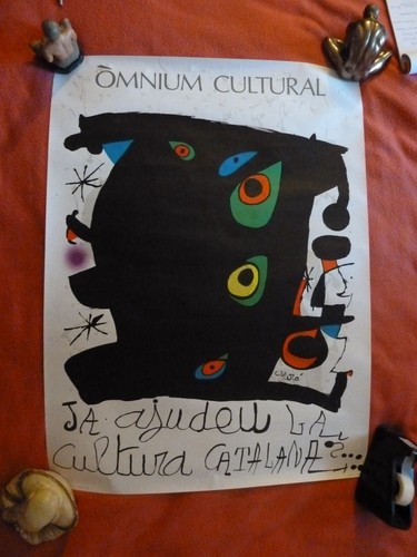 Joan miro affiche ancienne - -,