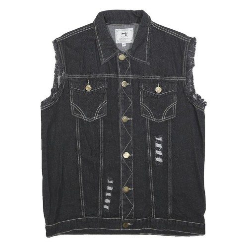 Fashion veste jean noir - veste, en