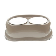 Gamelle double surélevé, 2 x