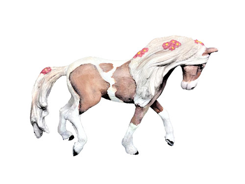 Custom schleich horse - custom, repaint