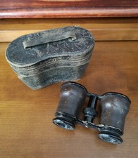 Ancienne Paire de Jumelles DUCHESSE Théâtre Opéra Cuir Étui Vintage Ancien