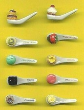 * FEVES   CUILLERES GOURMANDES  série complète..ref. G38 PATISSERIES