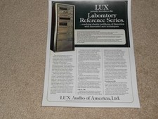 Luxman Labratory Séries Ad