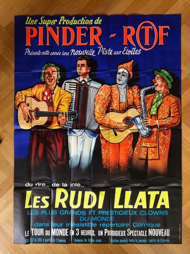 Affiche cirque pinder ortf - affiche, du