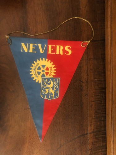 Ancien fanion rotary - fanion, club