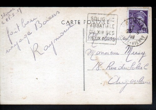 Solignac oblitération - solignac,