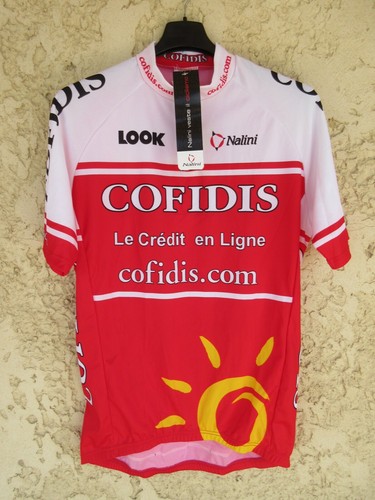 Maillot cycliste cofidis rouge - maillot,