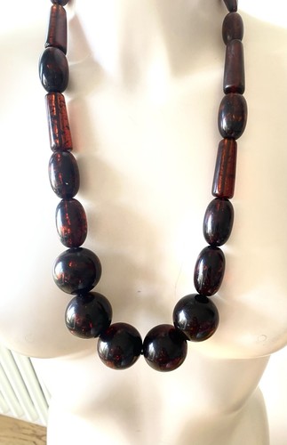 Collier grosse perle resine - collier,