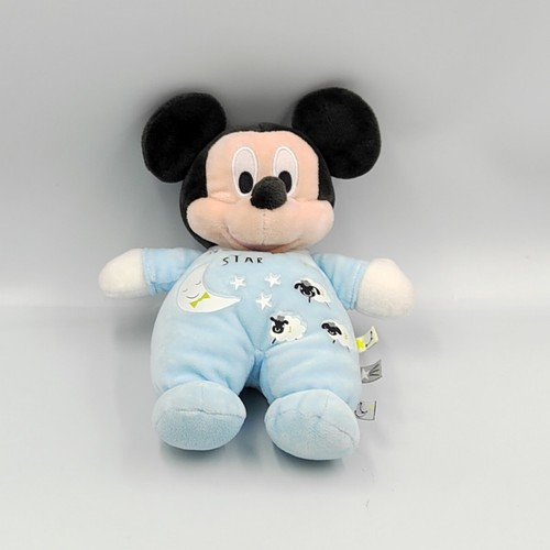 Doudou mickey bleu étoiles - doudou,
