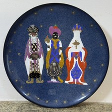 Plat en cuivre émail de