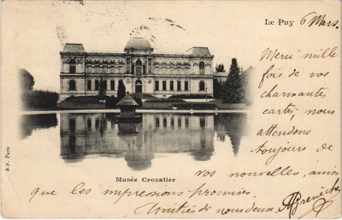 Cpa puy musée crozatier - le,