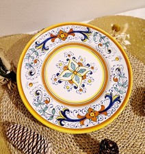 Assiette en Céramique Deruta - Italie - Peint à la Main - Collection - 26cm