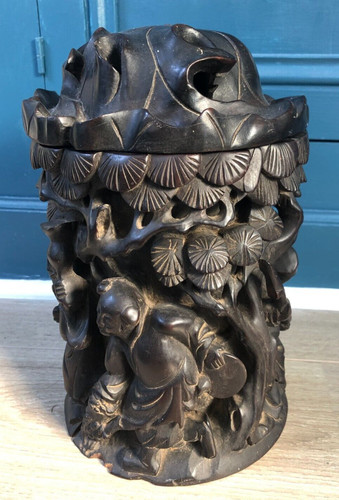 Gros pot bambou bitong - bambou, porte