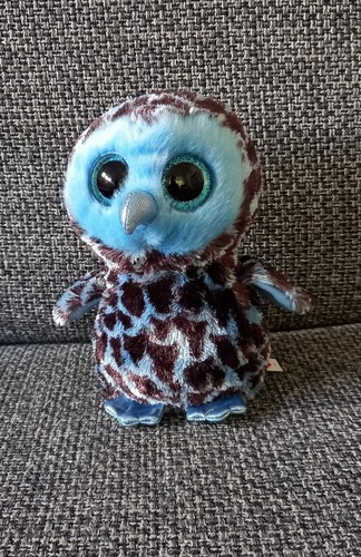 Peluche hibou chouette - , bleu