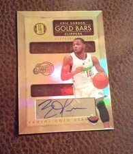 Eric Gordon GOLD BARS Auto
