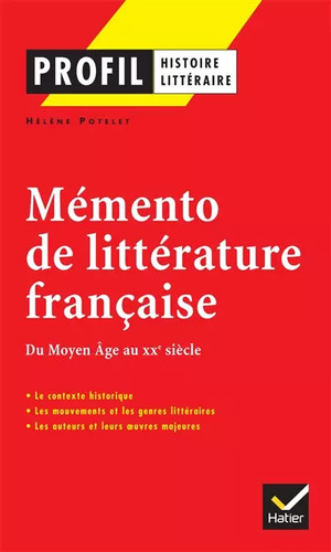 Mémento littérature - de,