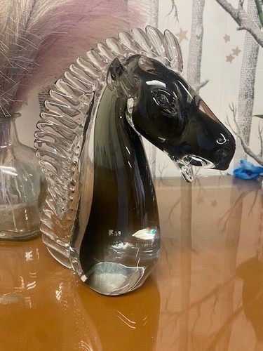 Tête cheval verre de - cheval, en