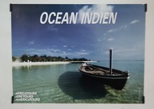 Océan Indien 1988 Affiche Originale Tourisme