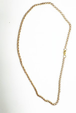 Chaîne Belcher En Or Rose 9