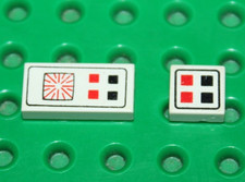 Lego Espace White Tile ref 3069bp25 -3070bp06 Set 6828 6925 6389 6396 1499 6989