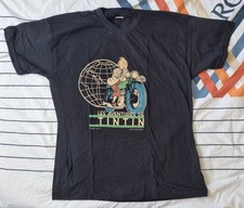 TINTIN TEE SHIRT NOIR CORNER